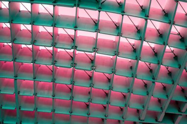 soyut geometrik çatı yapısı