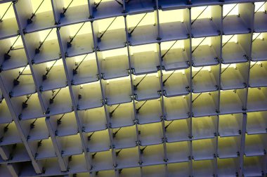 soyut geometrik çatı yapısı