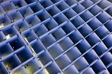 soyut geometrik çatı yapısı