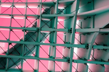 soyut geometrik çatı yapısı