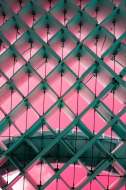 soyut geometrik çatı yapısı