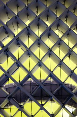 soyut geometrik çatı yapısı