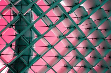 soyut geometrik çatı yapısı