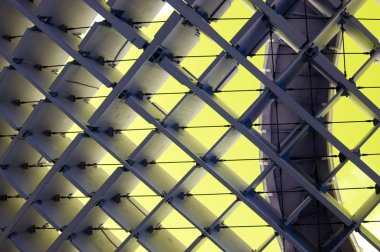 soyut geometrik çatı yapısı