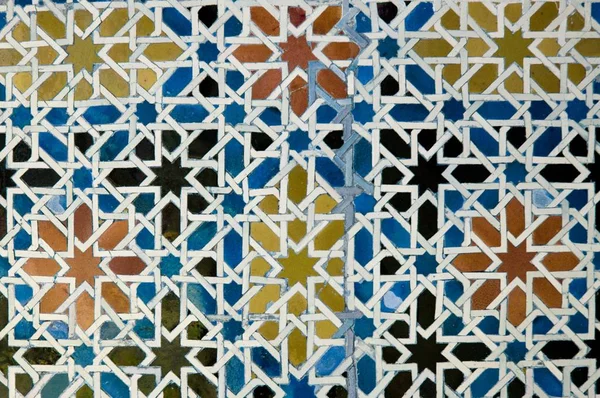 eski renkli Arap fayansları