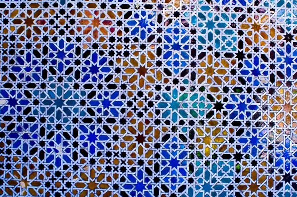 旧的阿拉伯色瓷砖 — 图库照片