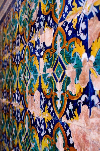 eski renkli Arap fayansları