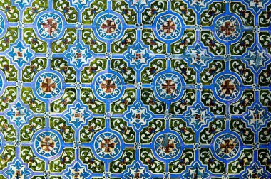 eski renkli Arap fayansları