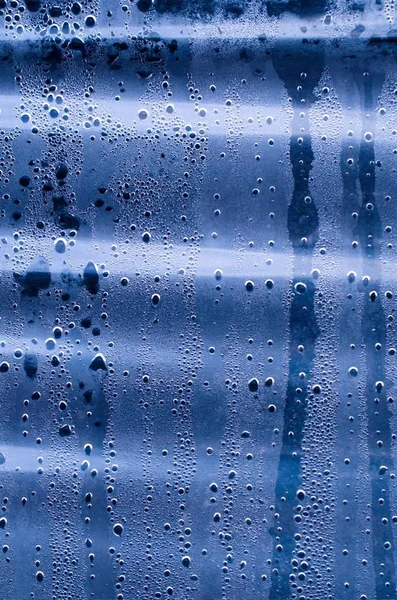 Абстрактная Красочная Пластиковая Поверхность Капли Конденсированной Воды — стоковое фото