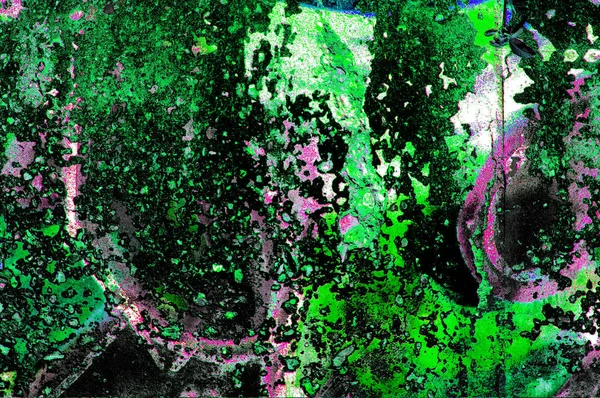 Zkorodovaný Povrch Abstraktními Barvami — Stock fotografie