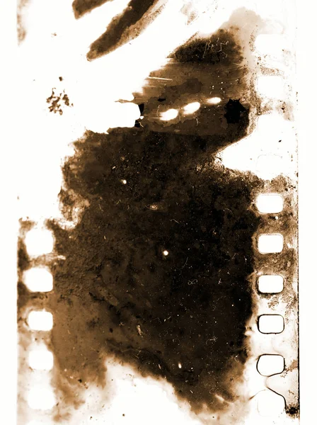 Abstracte Textuur Van Een Oude Analoge Filmstrip — Stockfoto