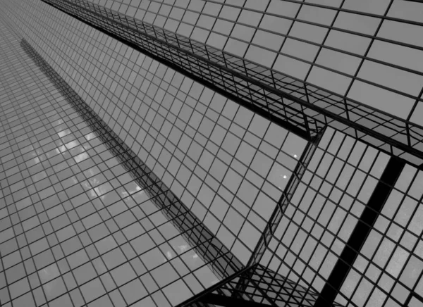 Futurisztikus Felhőkarcoló Banknegyedben — Stock Fotó
