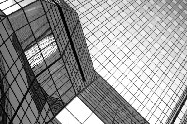 Futurystyczny Wieżowiec Dzielnicy Bankowej — Zdjęcie stockowe