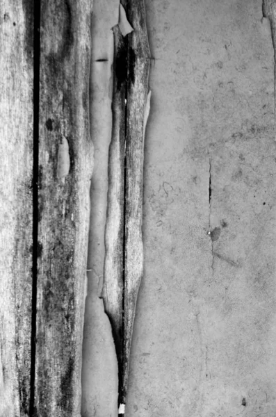 Weathered Wooden Planks Peeled Paint — Stock Photo, Image