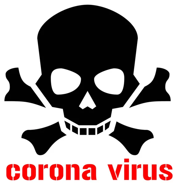 Danger Corona Virus — Stock Photo, Image