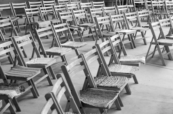 Empty Seats Due Ban Meetings Stock Picture