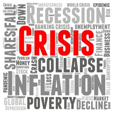 kelime bulut: corona nedeniyle küresel ekonomi üzerindeki etkileri