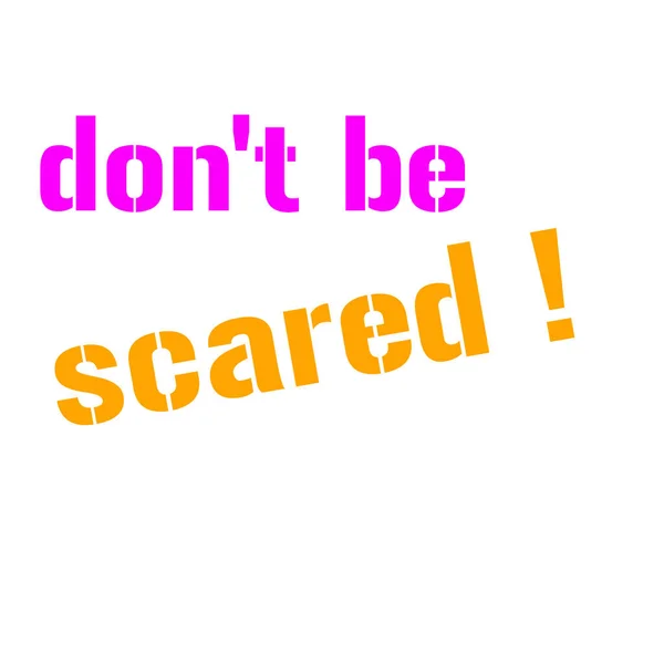 Graphic Don Scared — Stock Photo, Image