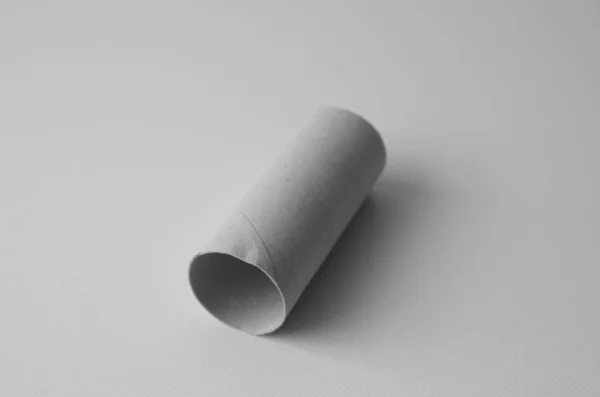 Rolă Goală Hârtie Igienică — Fotografie, imagine de stoc