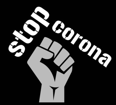 Yumruklu grafikler: Corona 'yı Durdur