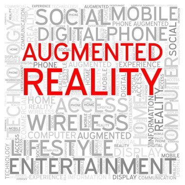 Konu üzerindeki kelime bulutu: artırılmış gerçeklik