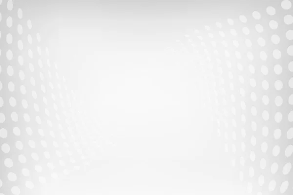 Astratto casuale geometrico di punti o cerchi bianco e grigio gradiente colore tecnologia concetto di sfondo. Illustrazione del vettore EPS10 . — Vettoriale Stock