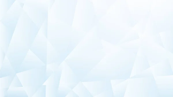 抽象幾何学的な白と青の多角形または低ポリベクトル技術の概念の背景 Eps10イラストスタイルデザイン — ストックベクタ