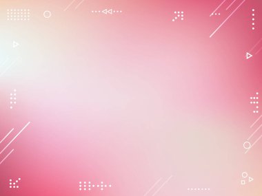 Dinamik şekilli yaratıcı minimal geometrik teknoloji soyut pembe ton katmanları arka plan duvar kağıdı. Moda Eps10 vektör illüstrasyonu.