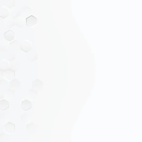 Абстрактна Геометрична Або Ізометрична Плитка Медоносних Текстур Білий Сірий Багатокутник — стоковий вектор