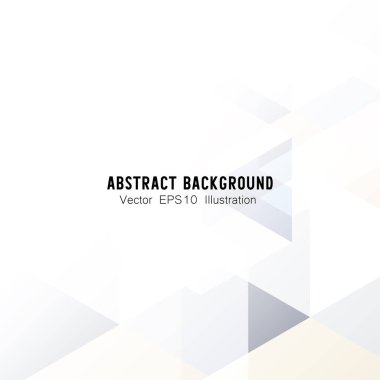 Soyut geometrik ya da izometrik beyaz ve mavi çokgen ya da düşük polivektör teknolojisi iş konsepti. EPS10 illüstrasyon biçimi tasarımı.