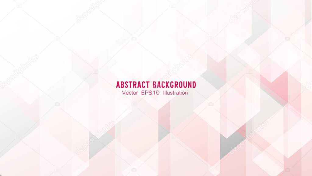 Abstract geometric or isometric polygon or low poly vector technology business concept background. EPS10 illustration style design.