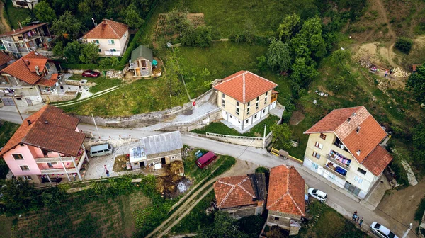 Zeljezno Polje, Biljevina, vista aérea Fotos De Bancos De Imagens Sem Royalties
