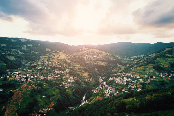 Zeljezno polje, Luftaufnahme — Stockfoto