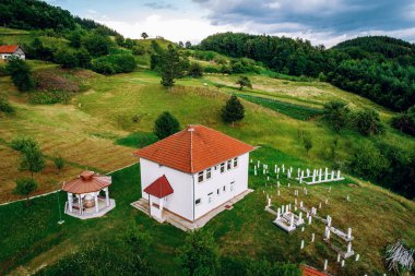 Vitlaci, Mescid, havadan görünümü