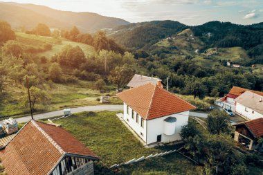 Vitlaci, Mescid, havadan görünümü