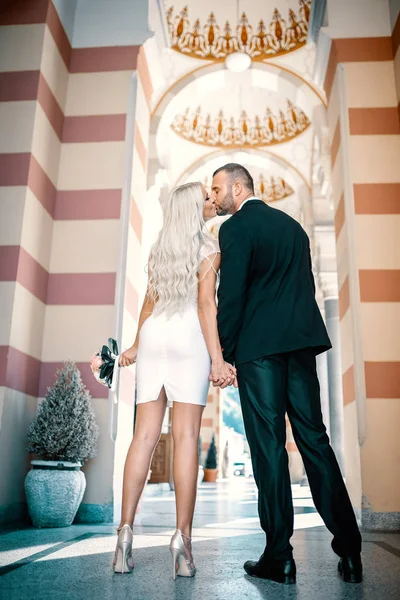 Saraybosna Şehir salonunda Düğün çifti