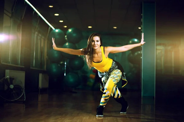 Zumba danza allenamento femminile — Foto Stock