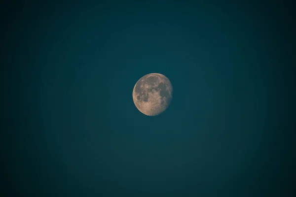 Moon in the blue background. — 图库照片
