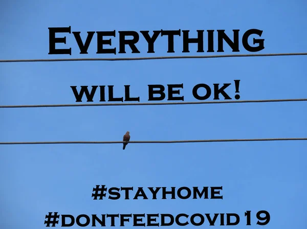 Social isolation. Self-isolation awareness campaign. Stay home banner. Empathy and solidarity. Security measures during pandemic. Medical recommendation during epidemic of coronavirus. Motivation concept.