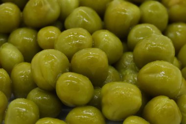 Çevrimiçi şablonlar, yazdırılabilir tabelalar ve pankartlar için bezelye yakın plan.