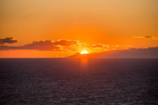 Zonsondergang Purtas Del Cielo Ibiza Balearen Spanje — Stockfoto