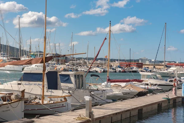 Sant Antoni Portmany Ibiza España Nov 2019 Día Soleado Puerto — Foto de Stock