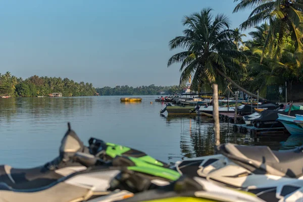 Deportes Agua Sol Sobre Río Bentota Distrito Galle Sri Lanka —  Fotos de Stock