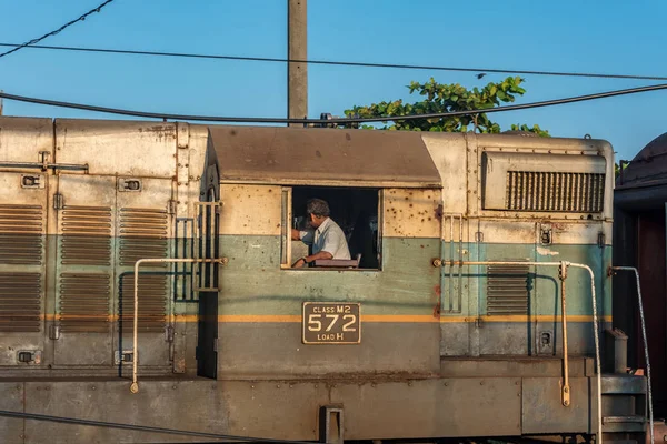 Immagini Dall Interno Della Seconda Categoria Treno Sri Lanka Colombo — Foto Stock