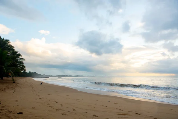 Tangalle Sri Lanka Sahilinde Gün Batımı — Stok fotoğraf