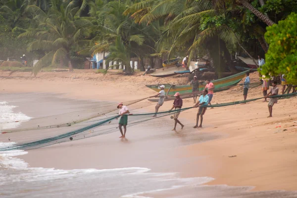 Tangalle Srí Lanka 2020 Nov Naplemente Halásza Sri Lanka Tangalle — Stock Fotó