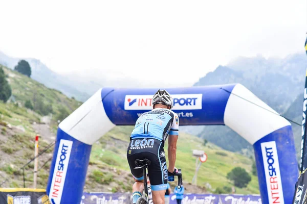 Els Cortals Encamp Andorra Agosto 2017 Ciclistas Purito 2017 Andorra — Foto de Stock