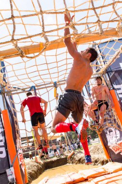 VALLNORD, ANDORRA : 2017 JUNY 11 : Competitors participate in the ESCALIBUR RACE 2017 . AMATEUR RACE IN ANDORRA.