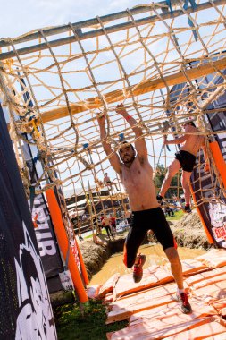 VALLNORD, ANDORRA : 2017 JUNY 11 : Competitors participate in the ESCALIBUR RACE 2017 . AMATEUR RACE IN ANDORRA.