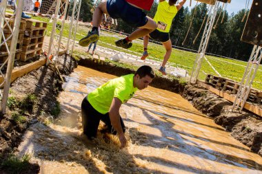 VALLNORD, ANDORRA : 2017 JUNY 11 : Competitors participate in the ESCALIBUR RACE 2017 . AMATEUR RACE IN ANDORRA.
